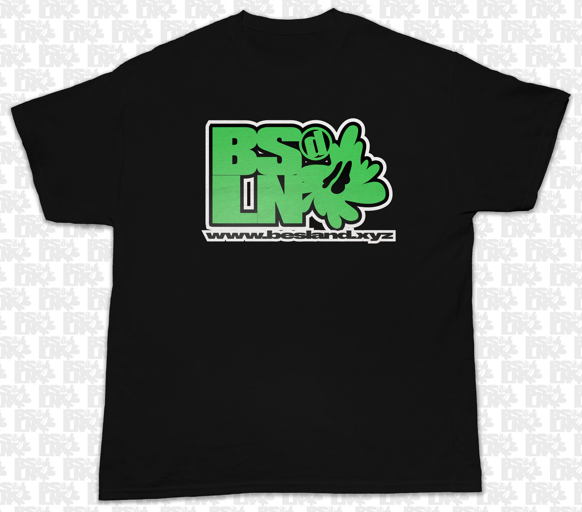 BESLANd TEE - BSLNd ADINKRA LOGO [ Black ]