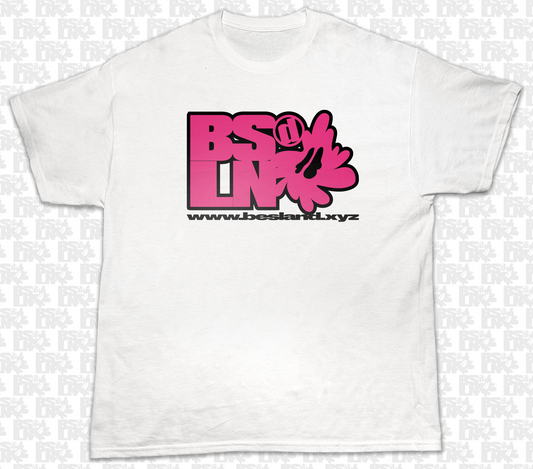 BESLANd TEE - BSLNd ADINKRA LOGO [ White ]
