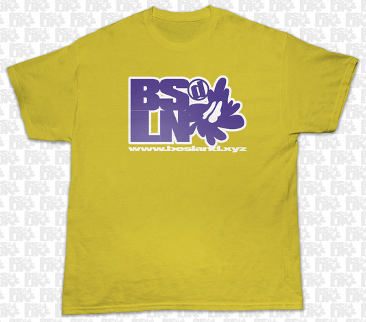 BESLANd TEE - BSLNd ADINKRA LOGO [ Yellow ]