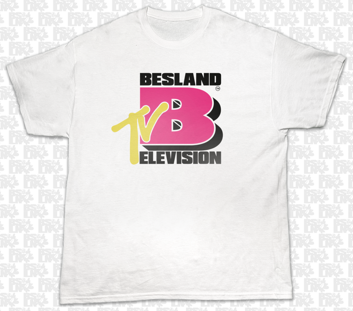 BESLANd TEE - Btv LOGO [ White ]