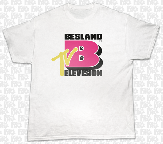 BESLANd TEE - Btv LOGO [ White ]