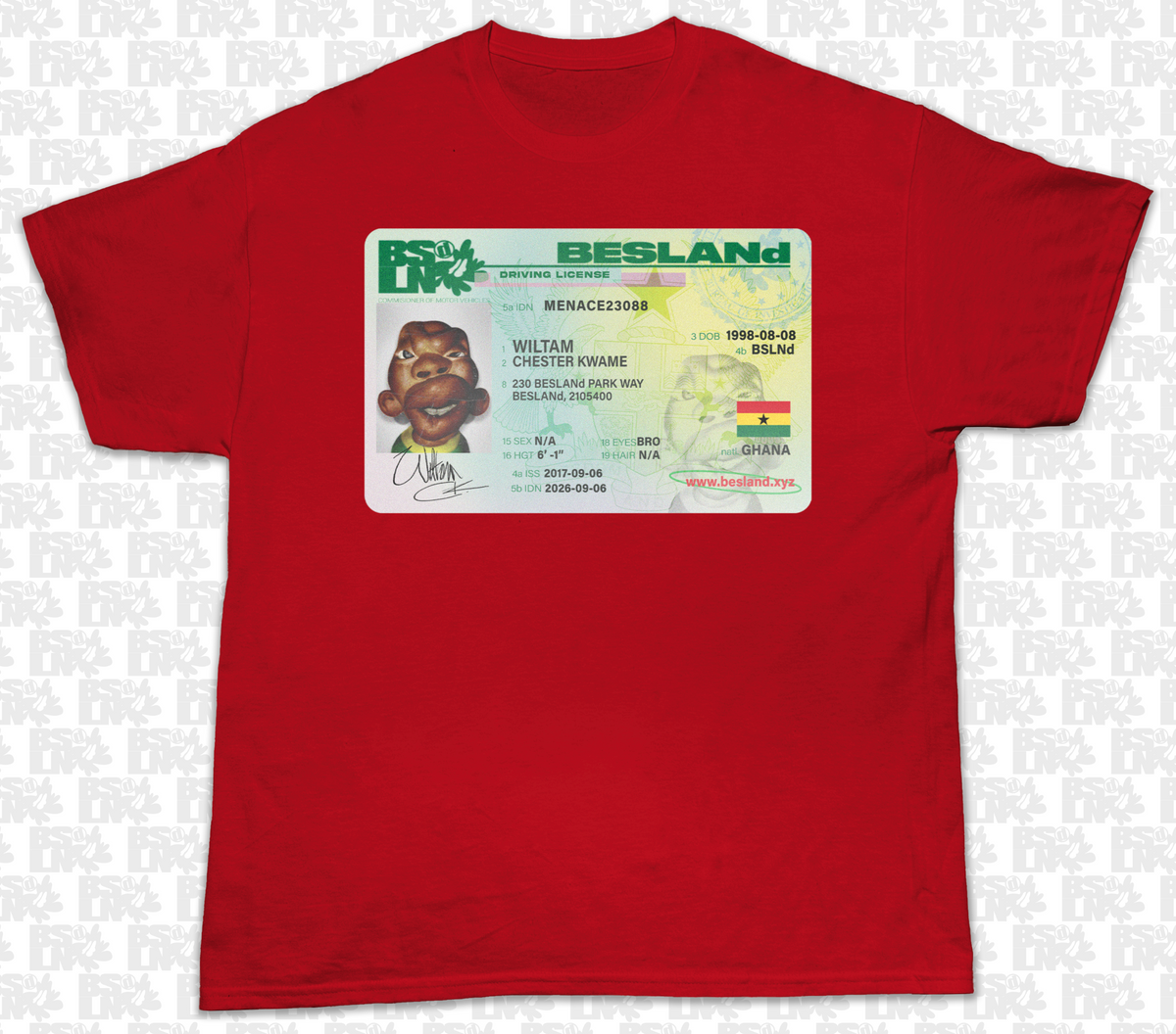 BESLANd TEE - WILTAM ID [ Red ]