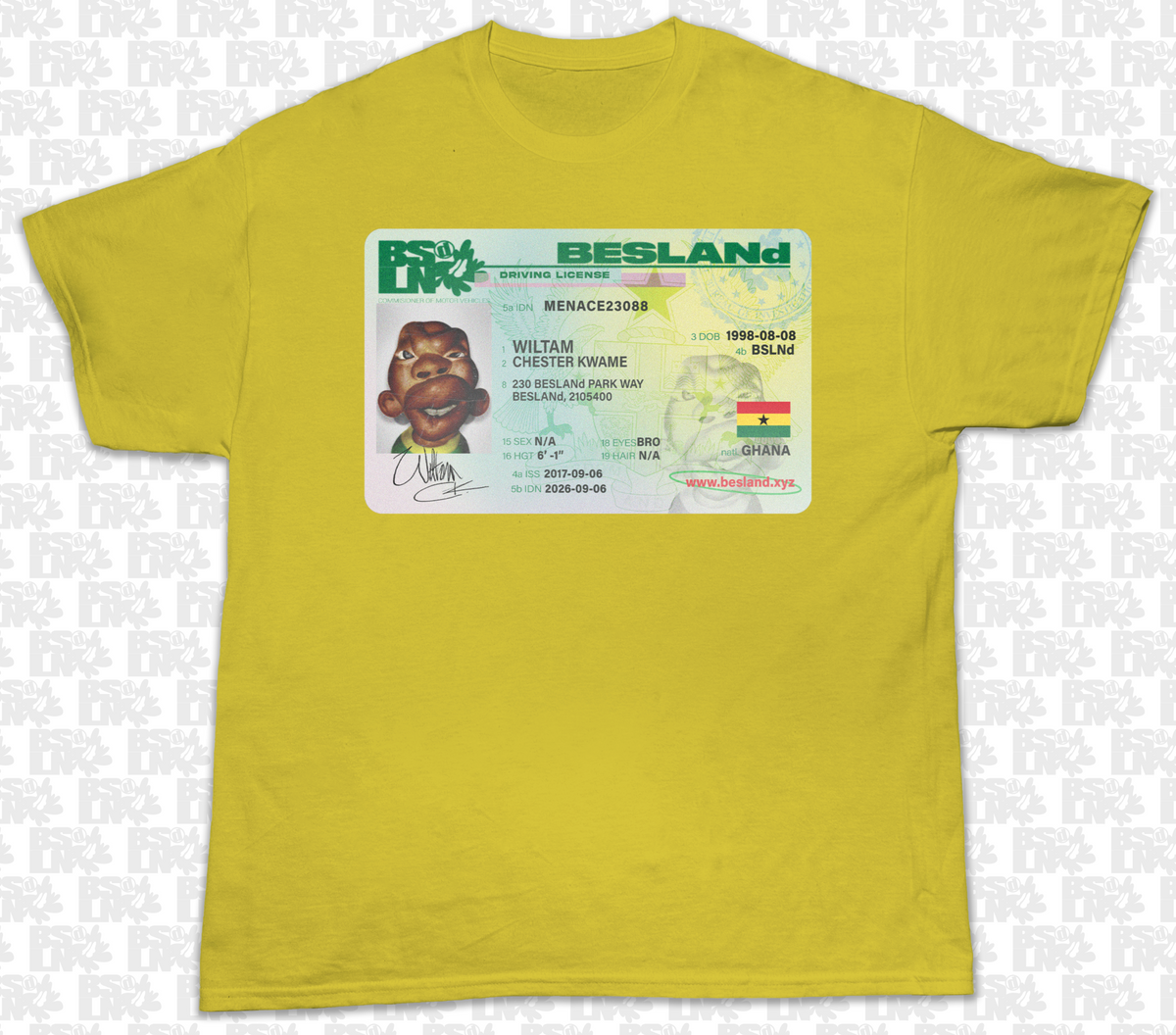 BESLANd TEE - WILTAM ID [ Yellow ]